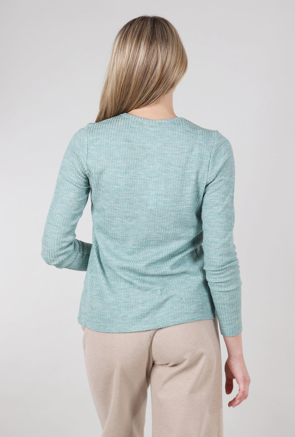 Smartwool Thermal Rib Crew, Arctic Green Heather