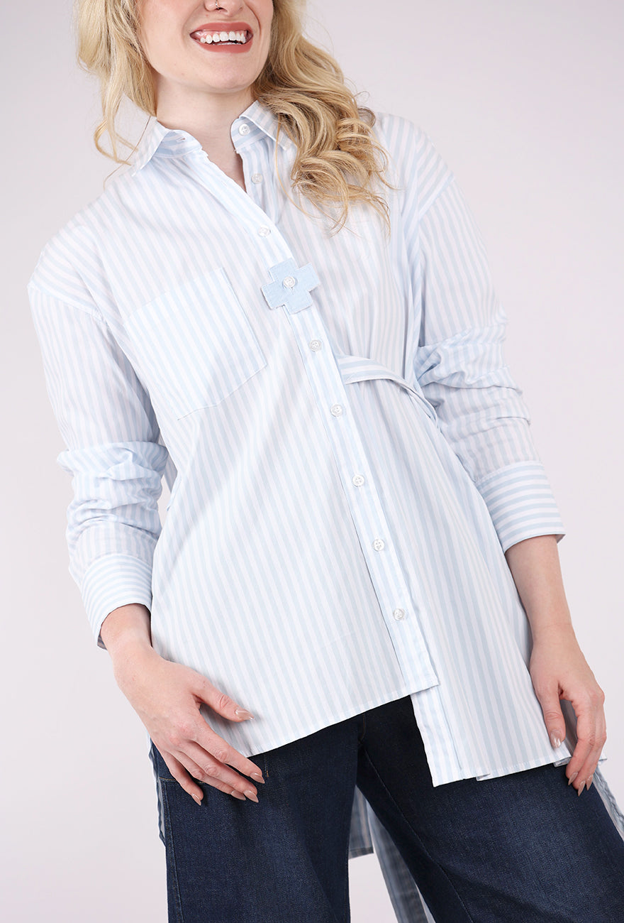 The Simple Shirt, Blue Stripe