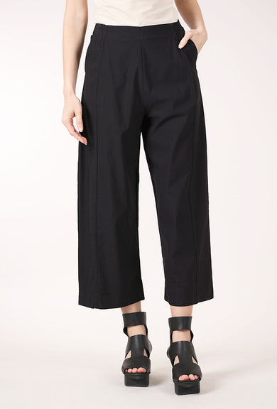 Rundholz Twill Tech Wide Flare Pant, Black