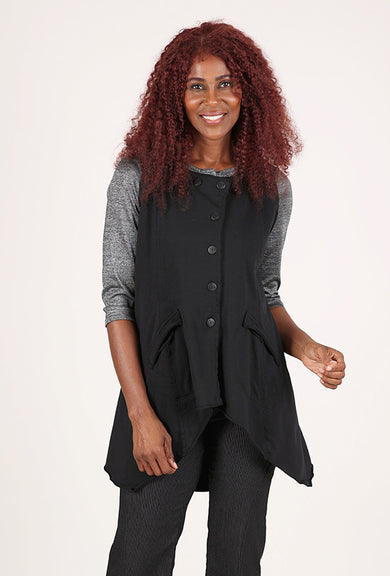 Cheyenne S/L Sweat Tunic, Black