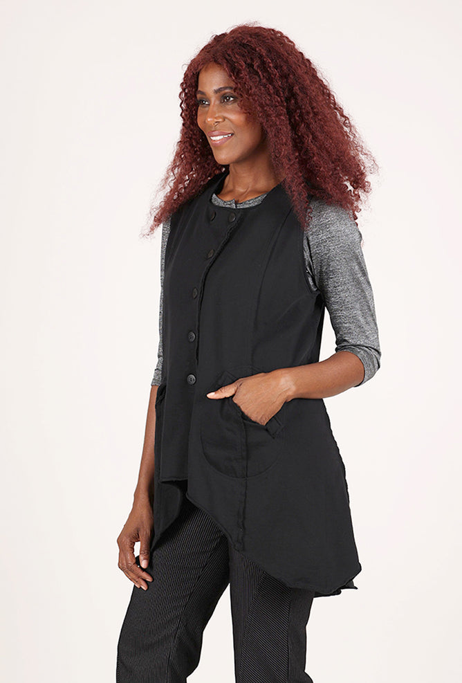 Cheyenne S/L Sweat Tunic, Black