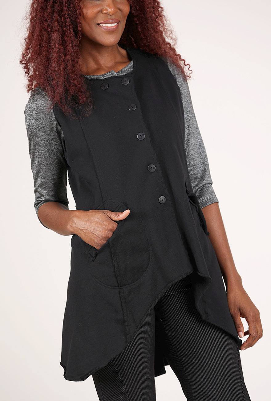 Cheyenne S/L Sweat Tunic, Black