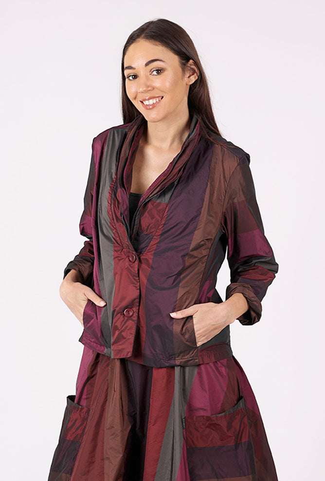 Luukaa Livia Jacket, Dark Scarlet