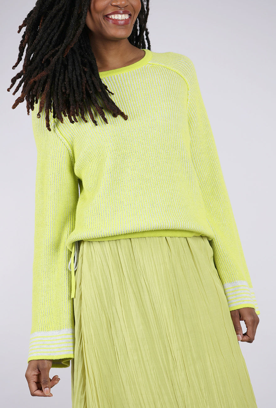 Margaret O'Leary Drawstring Pullover, Lime