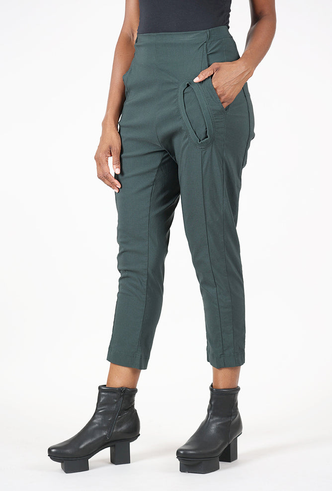 Rundholz Sig Stretch Taper Trouser, Forest Print