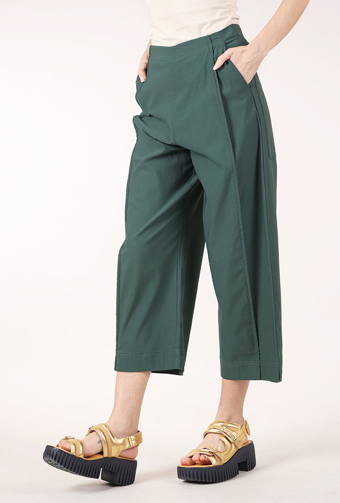 Rundholz Twill Tech Wide Flare Pant, Tree