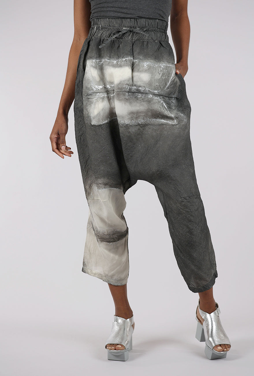 Rundholz Cupro Extended Rise Pant, Asteroid