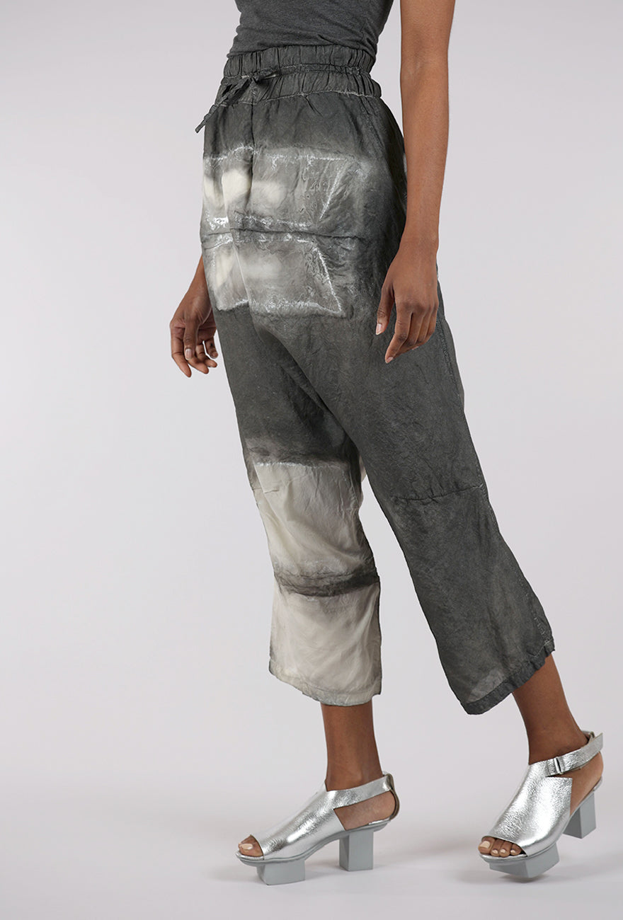 Rundholz Cupro Extended Rise Pant, Asteroid