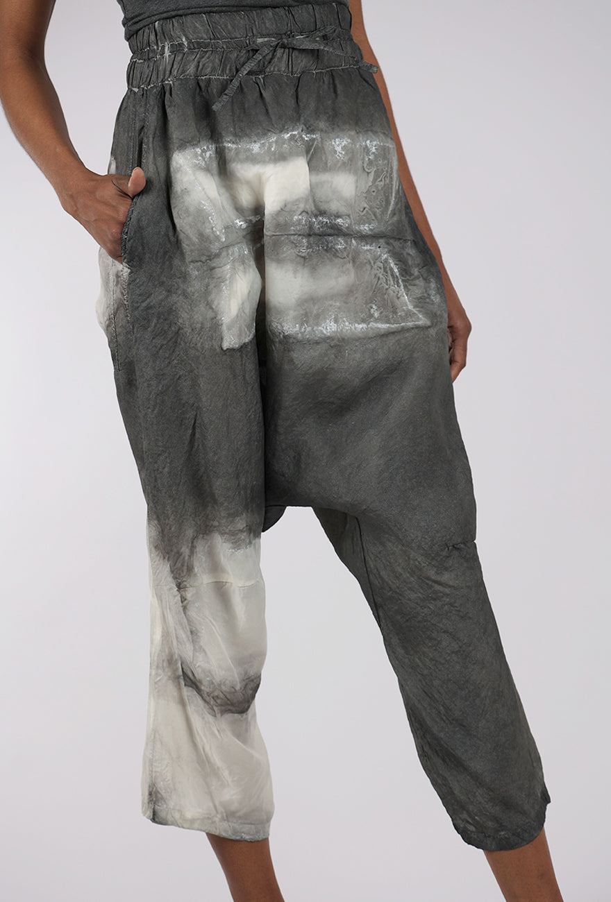 Rundholz Cupro Extended Rise Pant, Asteroid