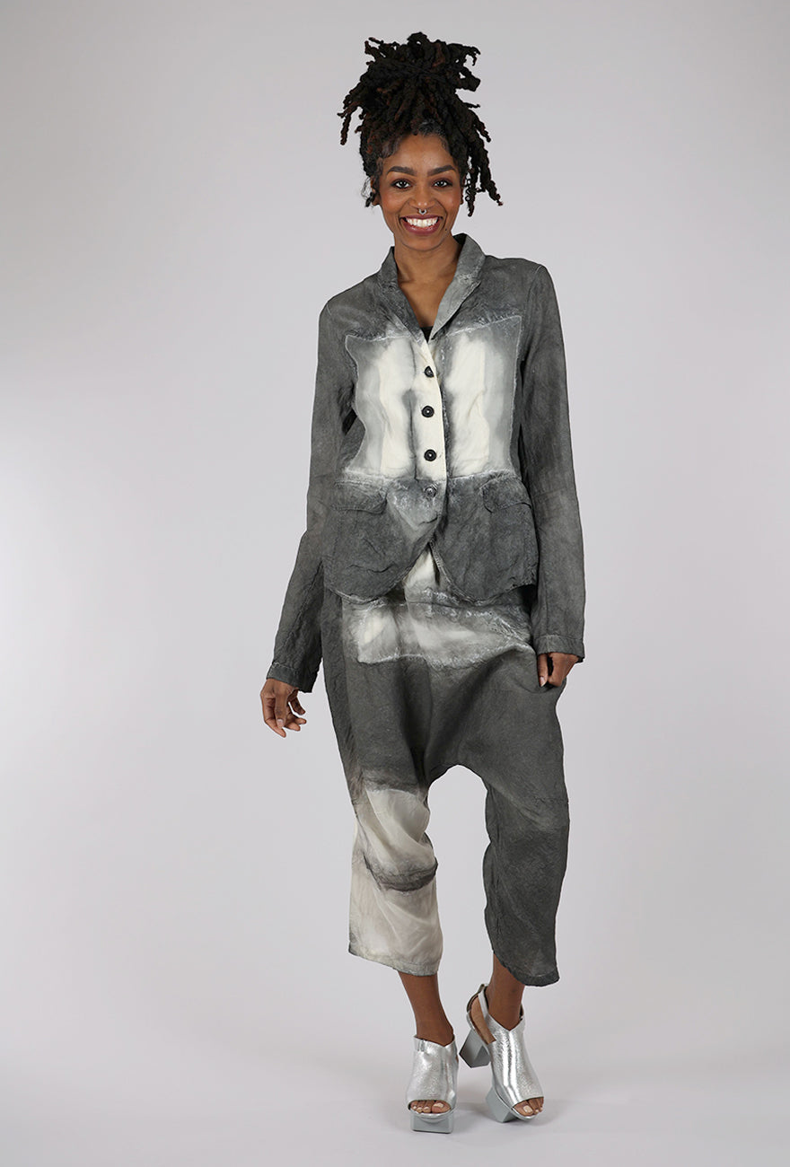 Rundholz Cupro Extended Rise Pant, Asteroid