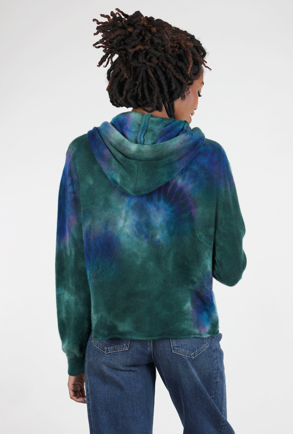 Galadriel Mattei Spirograph Oversized Hoodie, Forest/Jewel