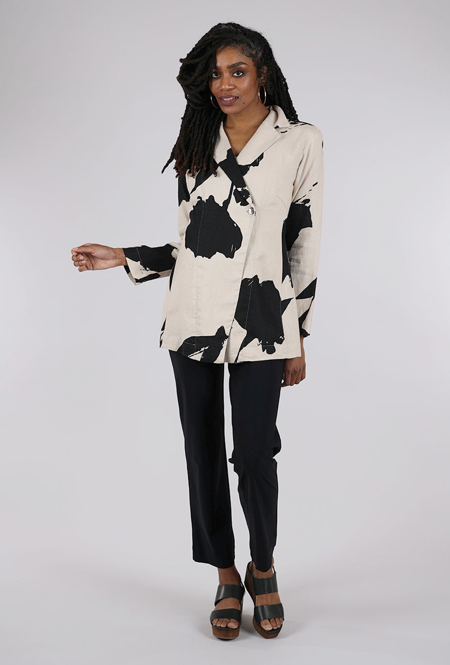 Bitte Kai Rand Shadow Blossom Jacket, Ecru/Black