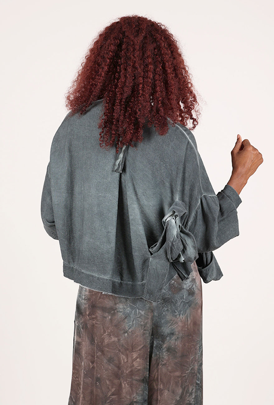 Sanctamuerte Camicia Top, Emerald