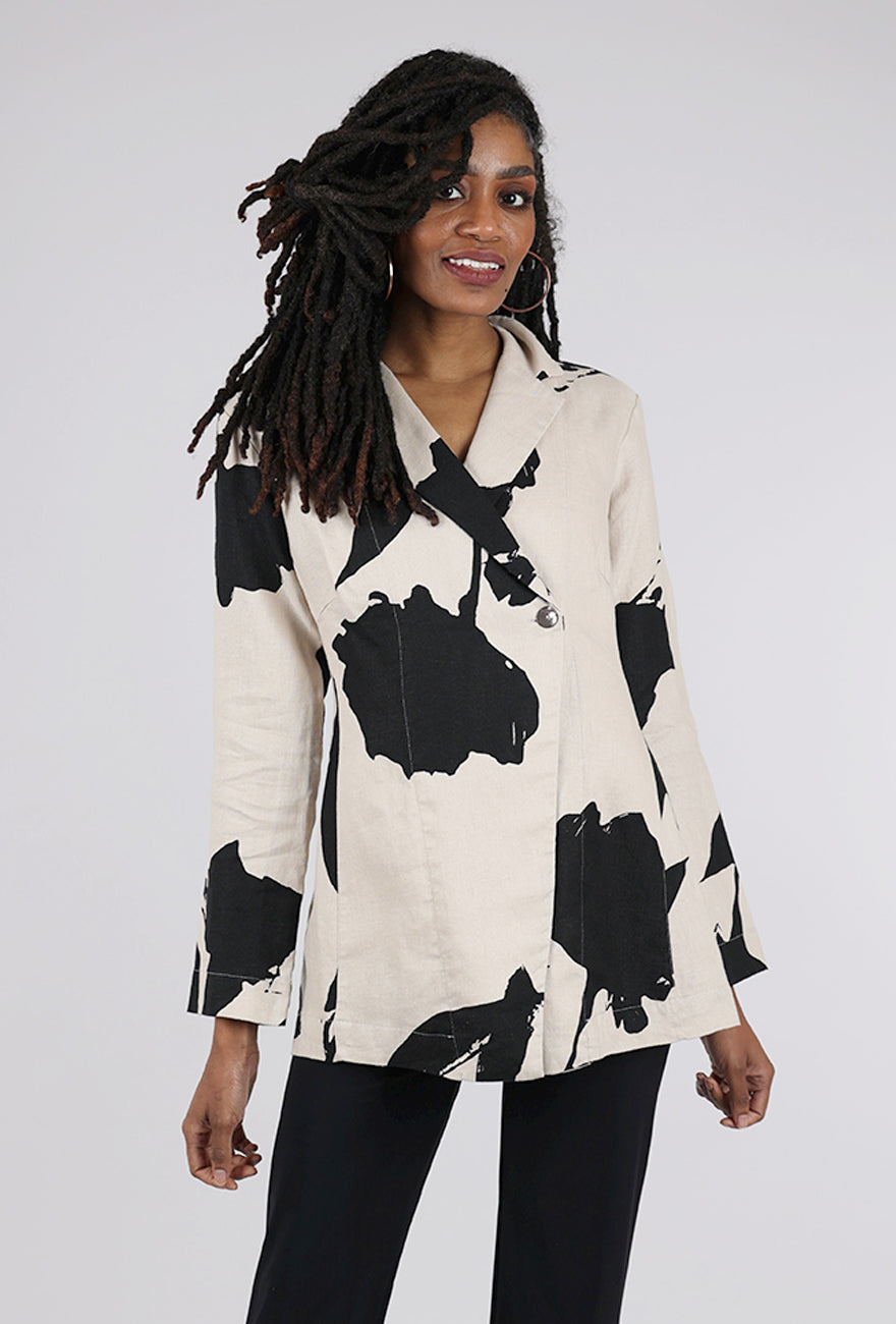 Bitte Kai Rand Shadow Blossom Jacket, Ecru/Black