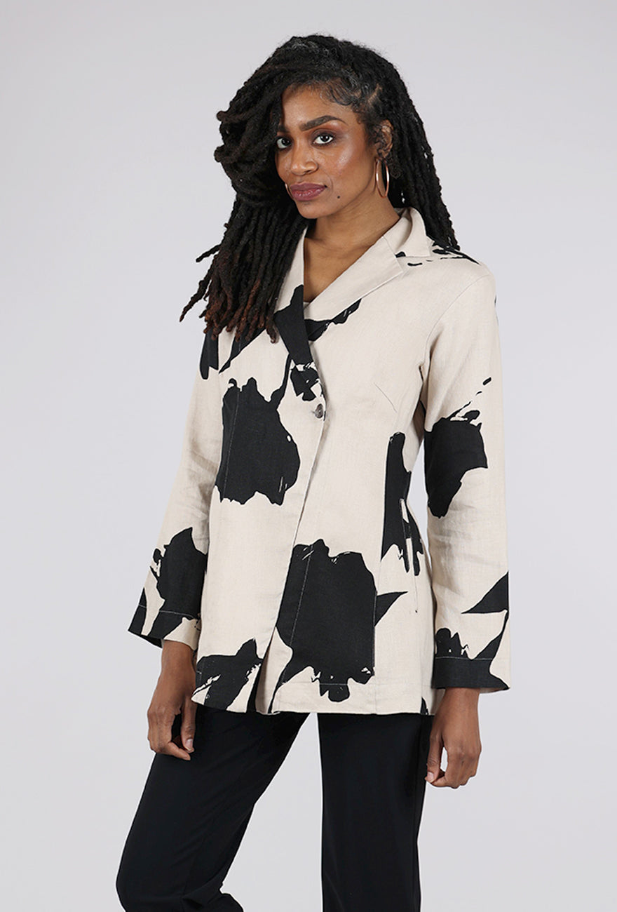 Bitte Kai Rand Shadow Blossom Jacket, Ecru/Black