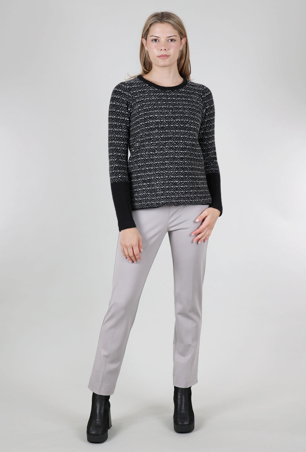 Peace of Cloth Annie Ponte Pant, Gravel