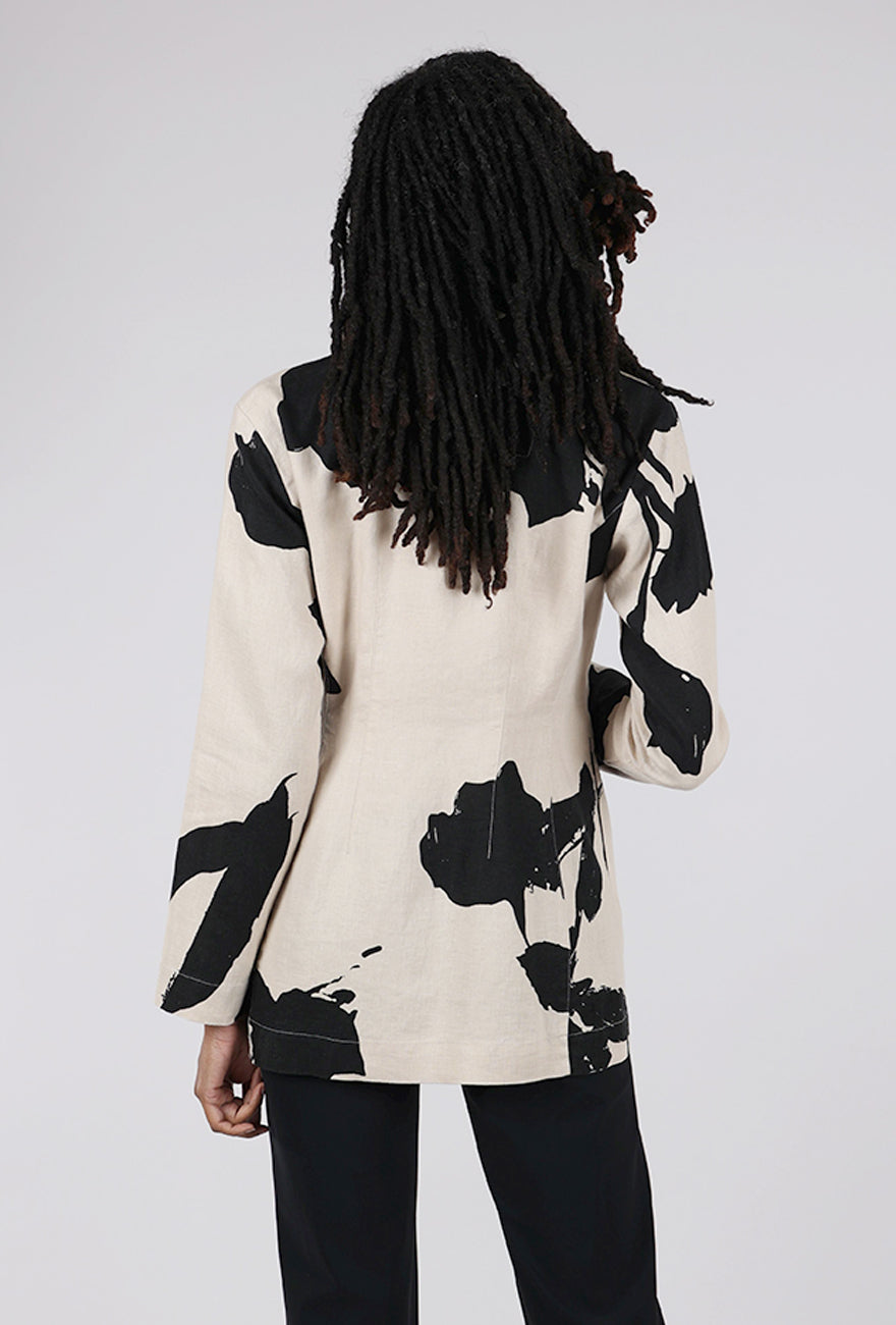 Bitte Kai Rand Shadow Blossom Jacket, Ecru/Black