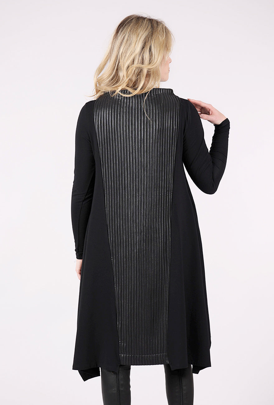 Ozai Ridged Dune Dress, Black
