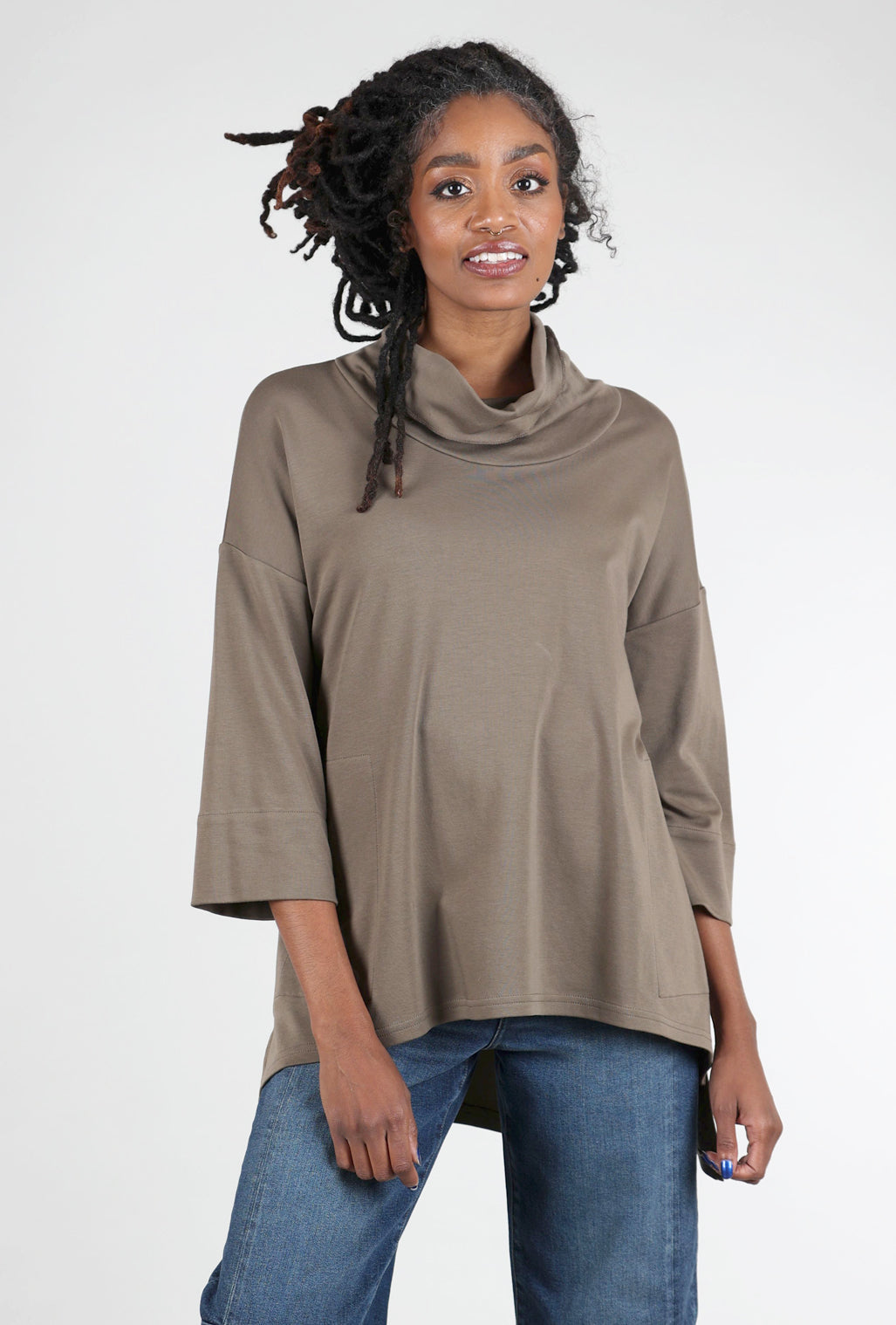 Iridium Fiona Tunic, Chocolate Chip