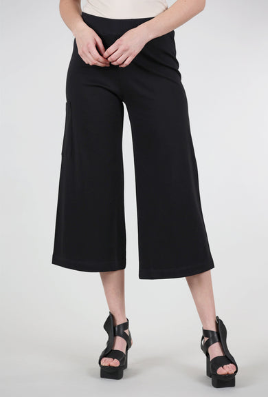 Planet Jersey Gaucho Pant, Black