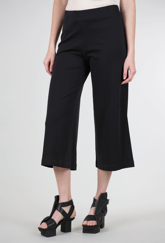 Planet Jersey Gaucho Pant, Black