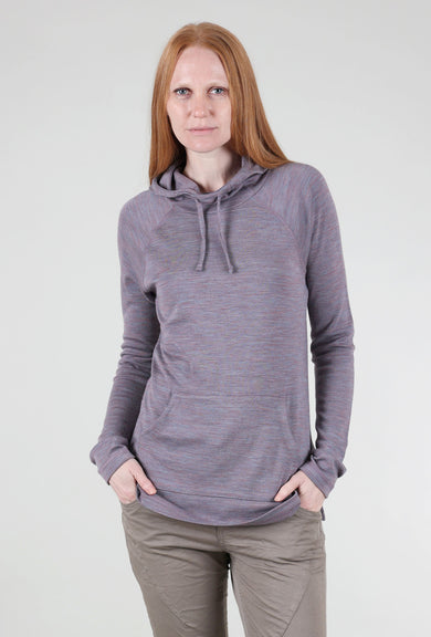 Smartwool Thermal Drape Hood Base Layer, Chalk Violet Heather