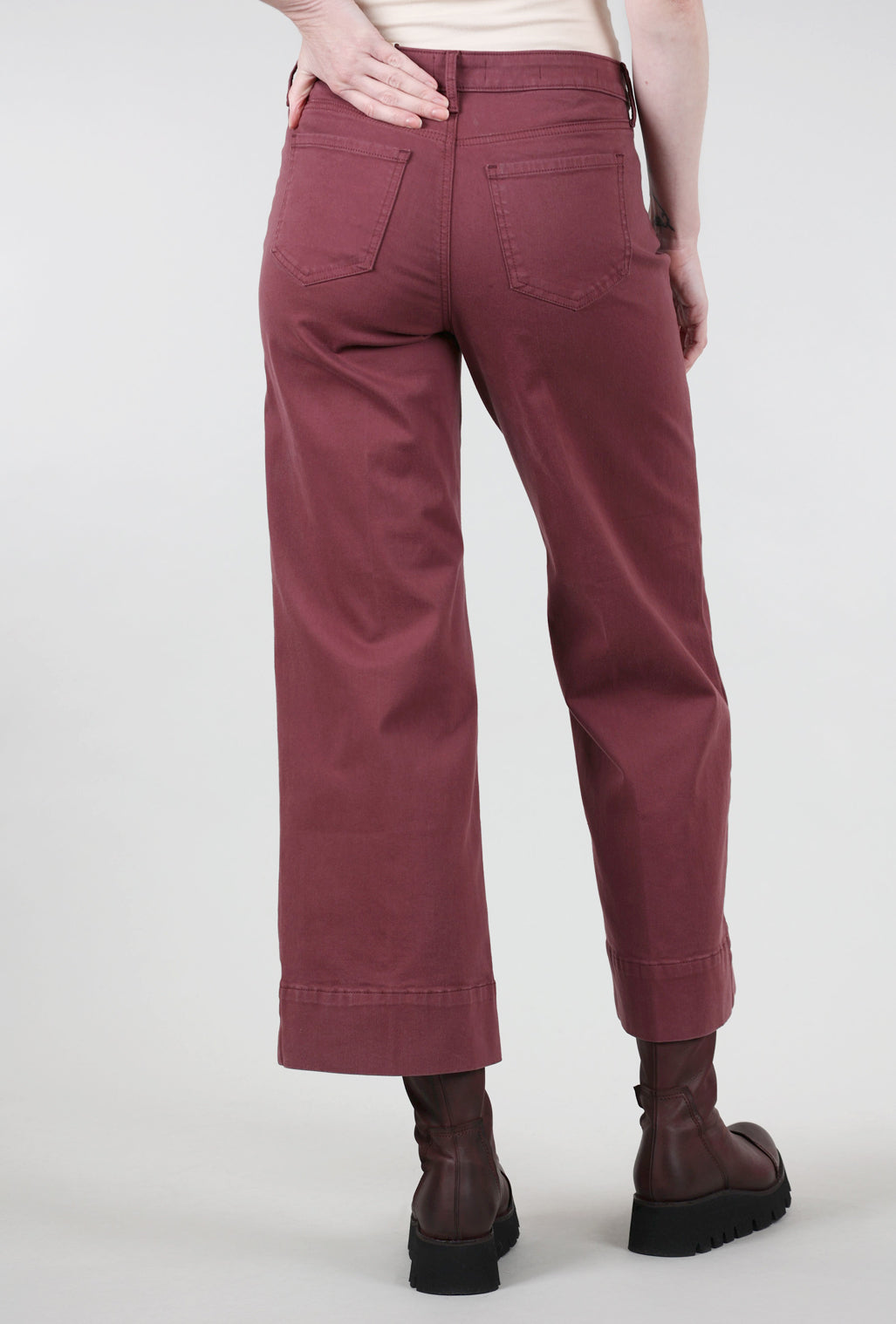 NYDJ Teresa Wide-Leg Ankle Jeans, Tavern