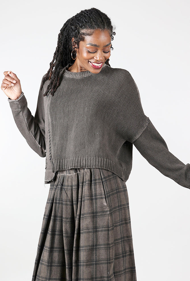 Studio B3 Twin Combo Sweater Top, Truffle Old Dye
