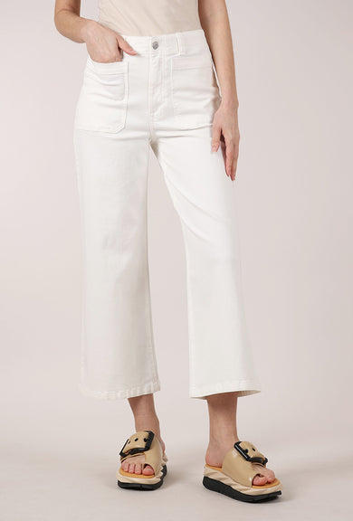 Pistola Zooey Patch Pocket Utility Pant, Le Blanc
