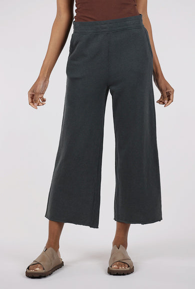 Mododoc Herringbone Knit Crop Pants, Washed Ebony