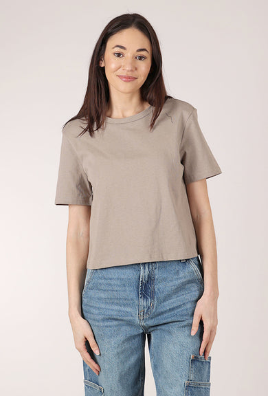 Favorite Daughter The Organic Favorite Tee, Soft Taupe