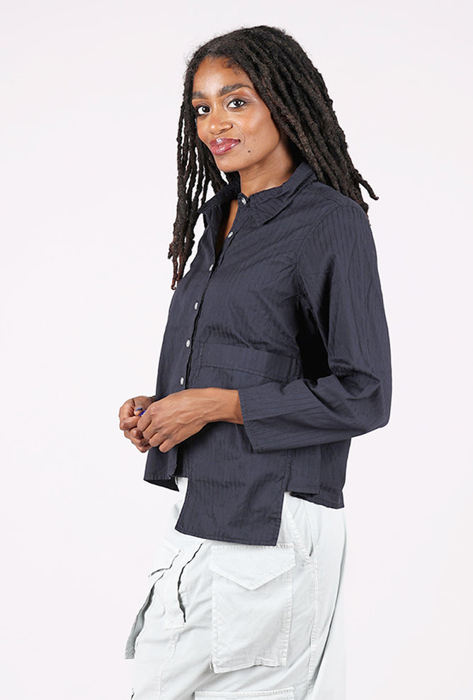 Paper Temples Button-Down Pocket Top, Lights Out