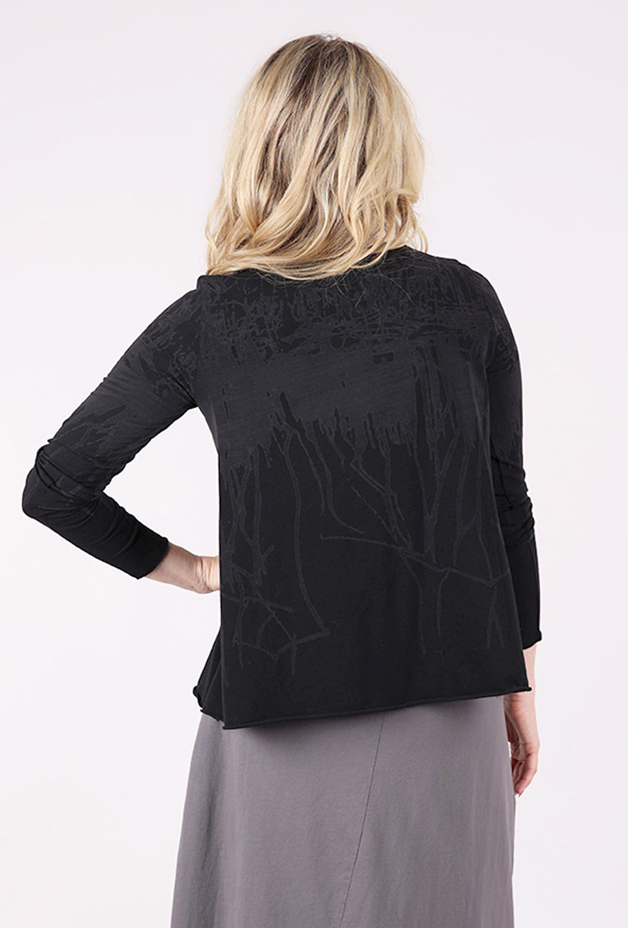 Luukaa Selene Drip Tee, Ink Black