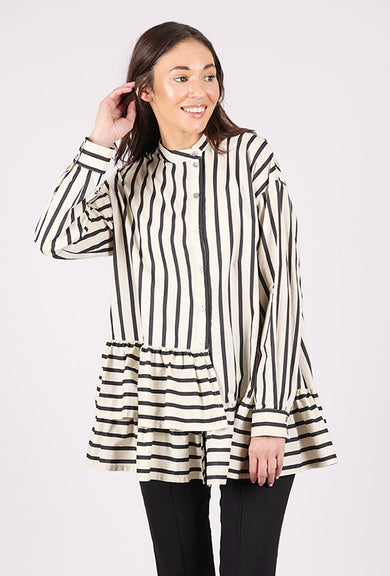Bitte Kai Rand Tuck Detail Shirt, Pirate Stripe