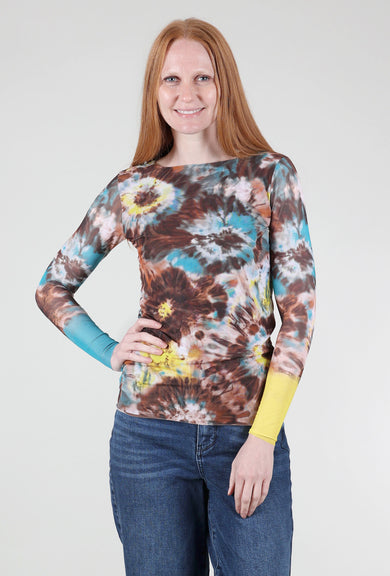 AMB Designs Florence Double Sheer Top, Mystic Dye