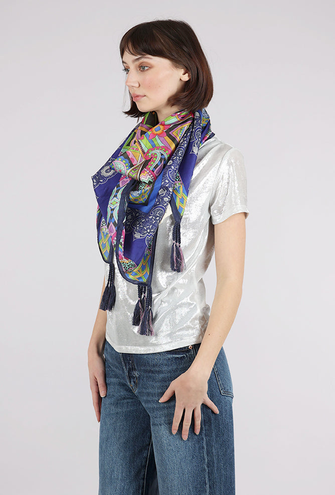 Johnny Was De Marne Silk Scarf, Multi