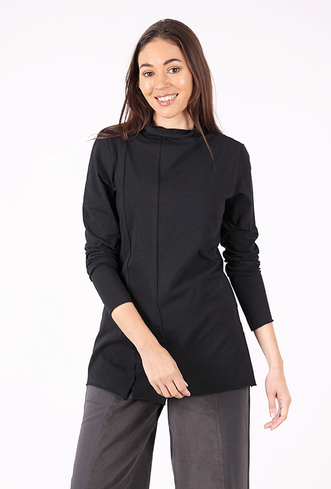 Luukaa NYX Pieced Tneck, Black