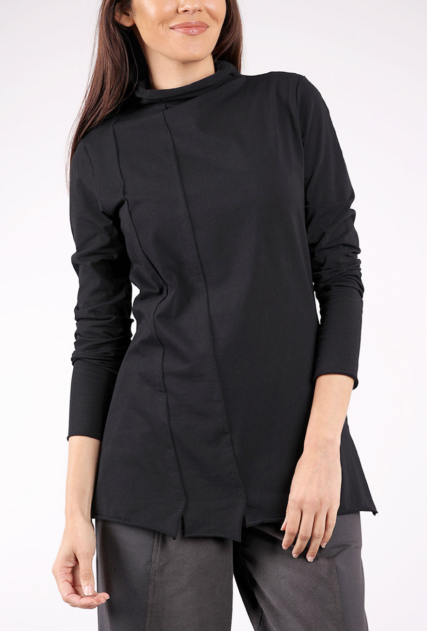 Luukaa NYX Pieced Tneck, Black