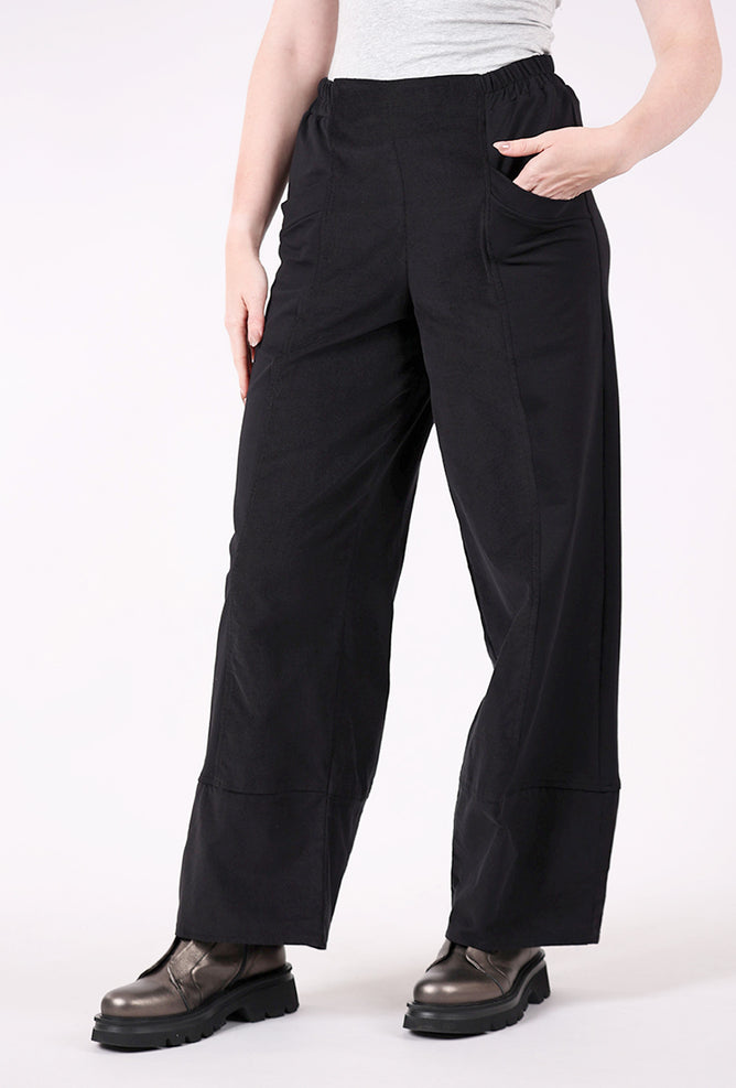 Luukaa Sable Cord/Jersey Pant, Black
