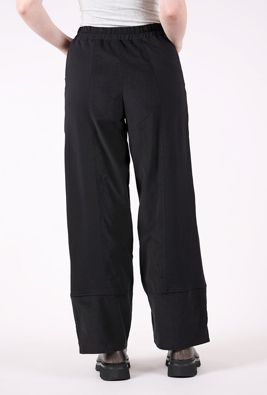 Luukaa Sable Cord/Jersey Pant, Black