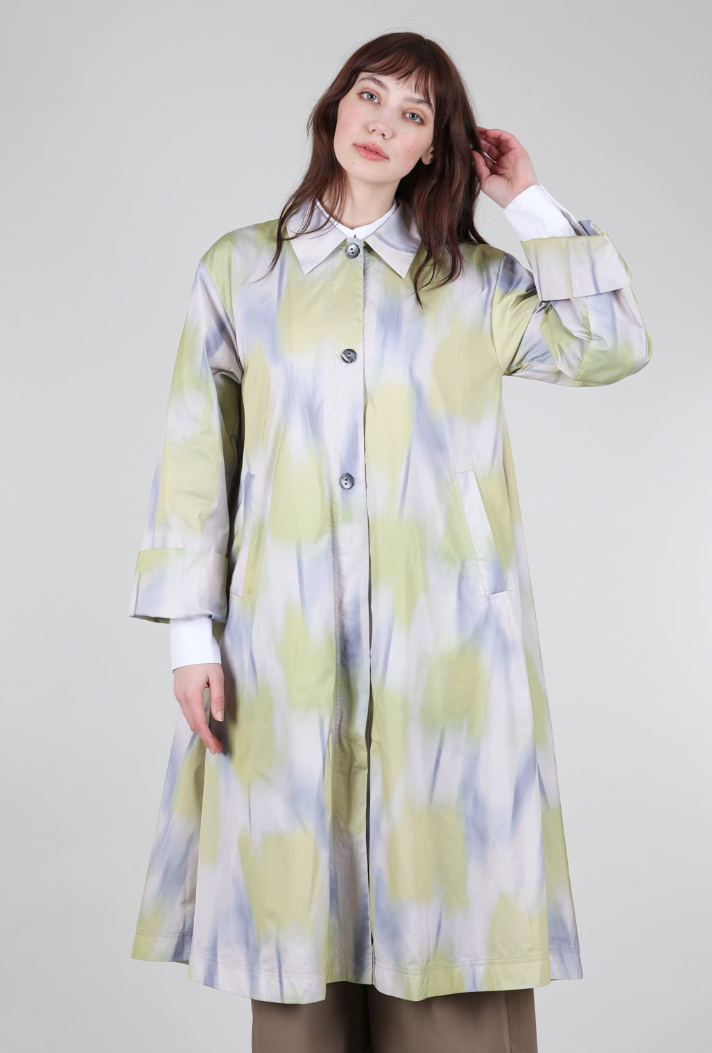 Bitte Kai Rand Ikat Tulip Coat, Lavender Multi