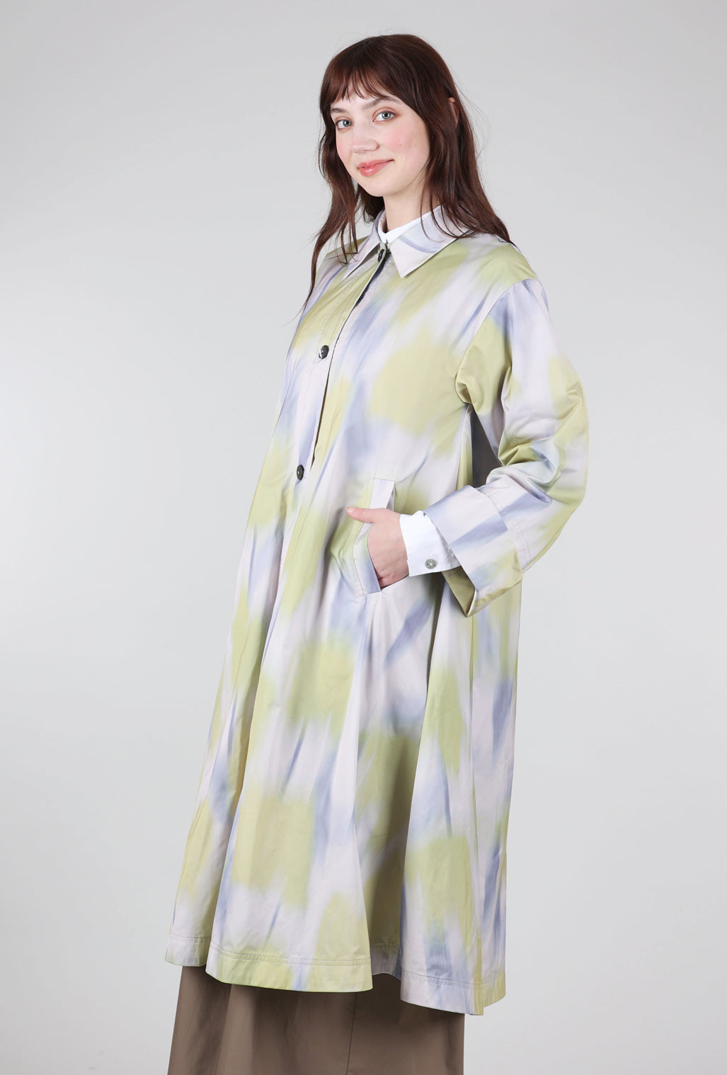 Bitte Kai Rand Ikat Tulip Coat, Lavender Multi
