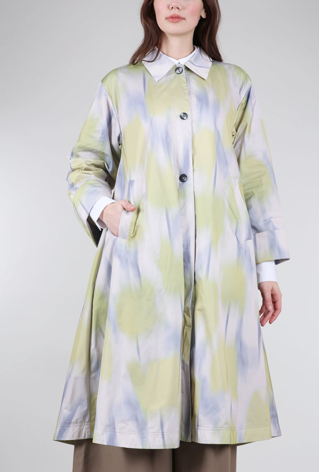 Bitte Kai Rand Ikat Tulip Coat, Lavender Multi