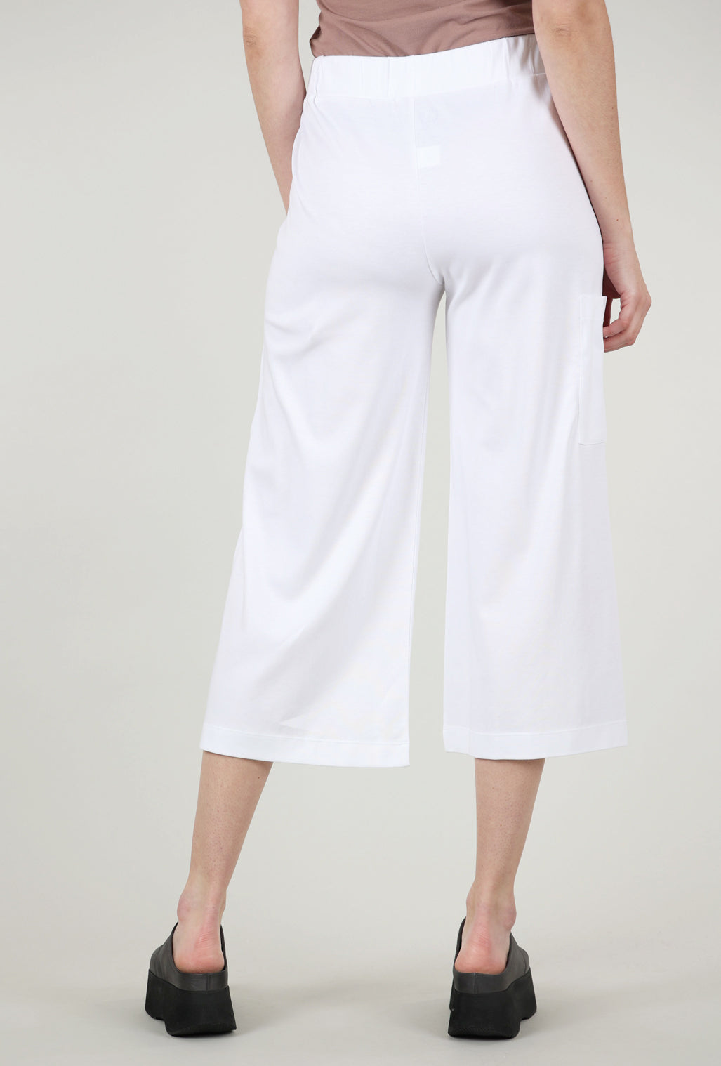Planet Jersey Gaucho Pant, White