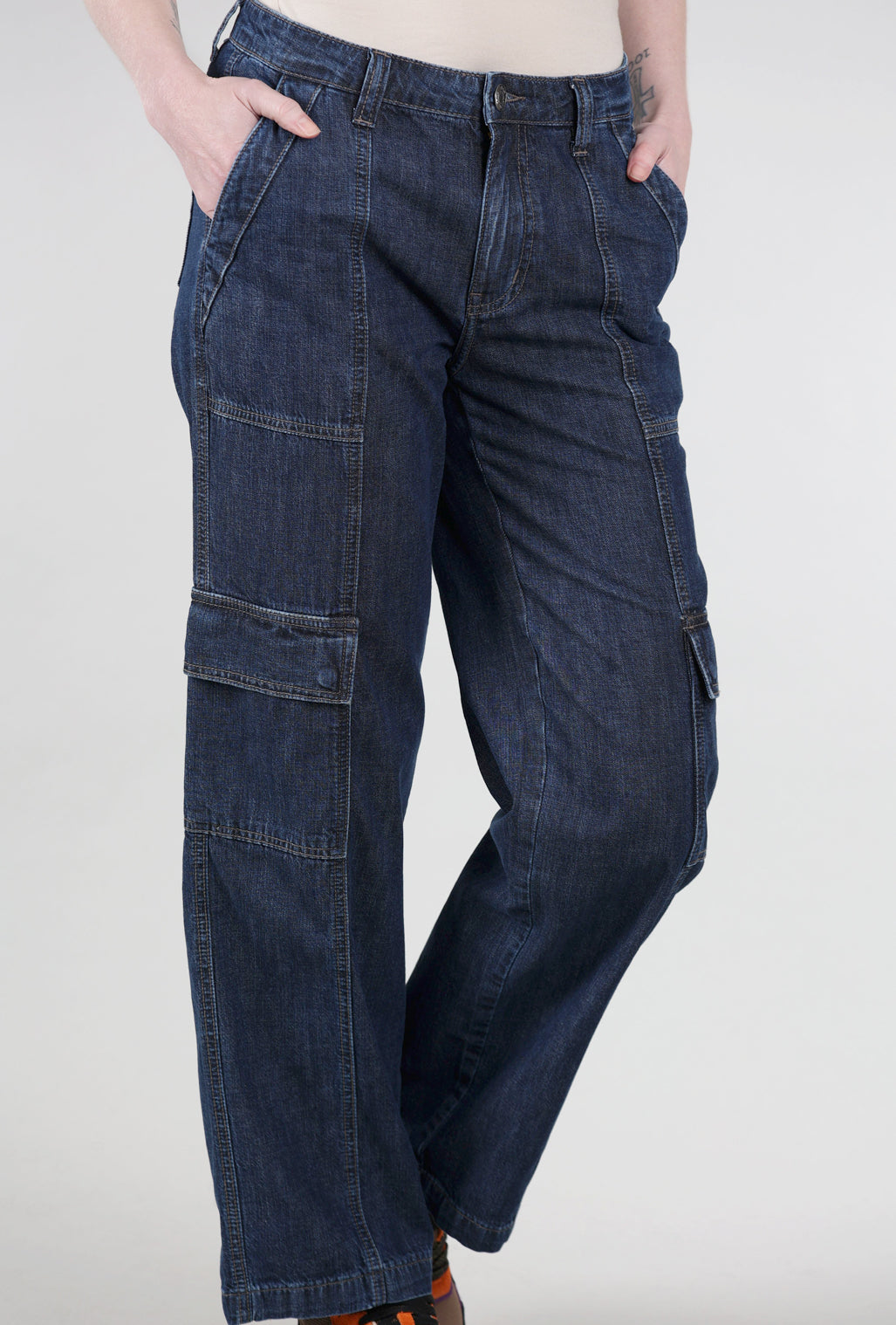 Jag Jeans Lightweight Cargo Denim, Elysian Blue