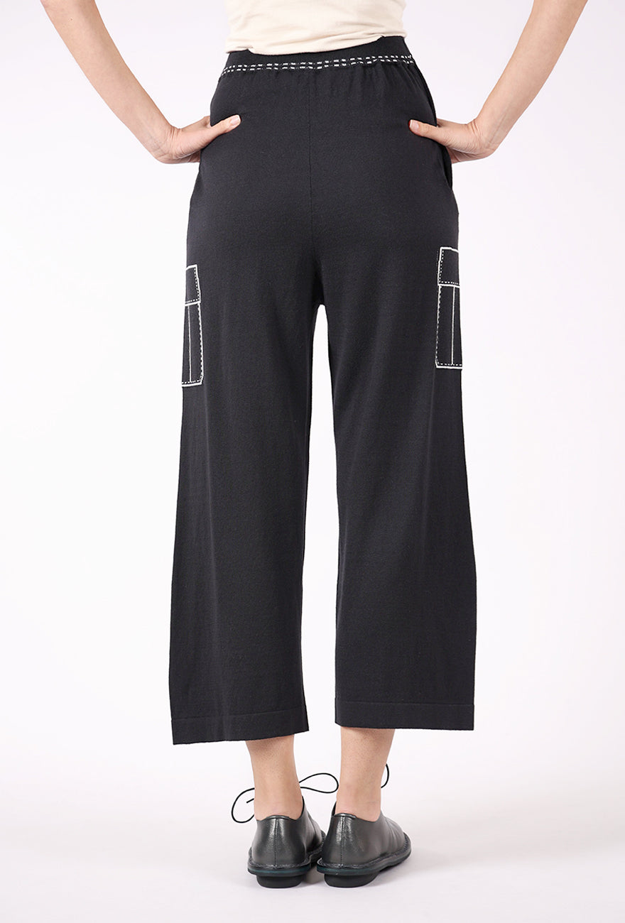 Yoshi Kondo Mango Knit Pants, Navy