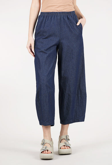 Cut Loose Denim Lantern Pant, Laundered