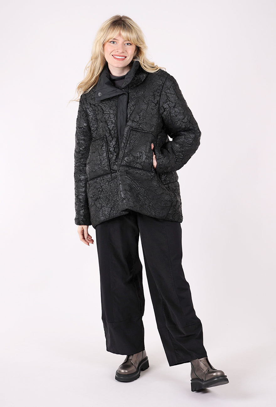 Luukaa Elva Puffer Jacket, Black/Black