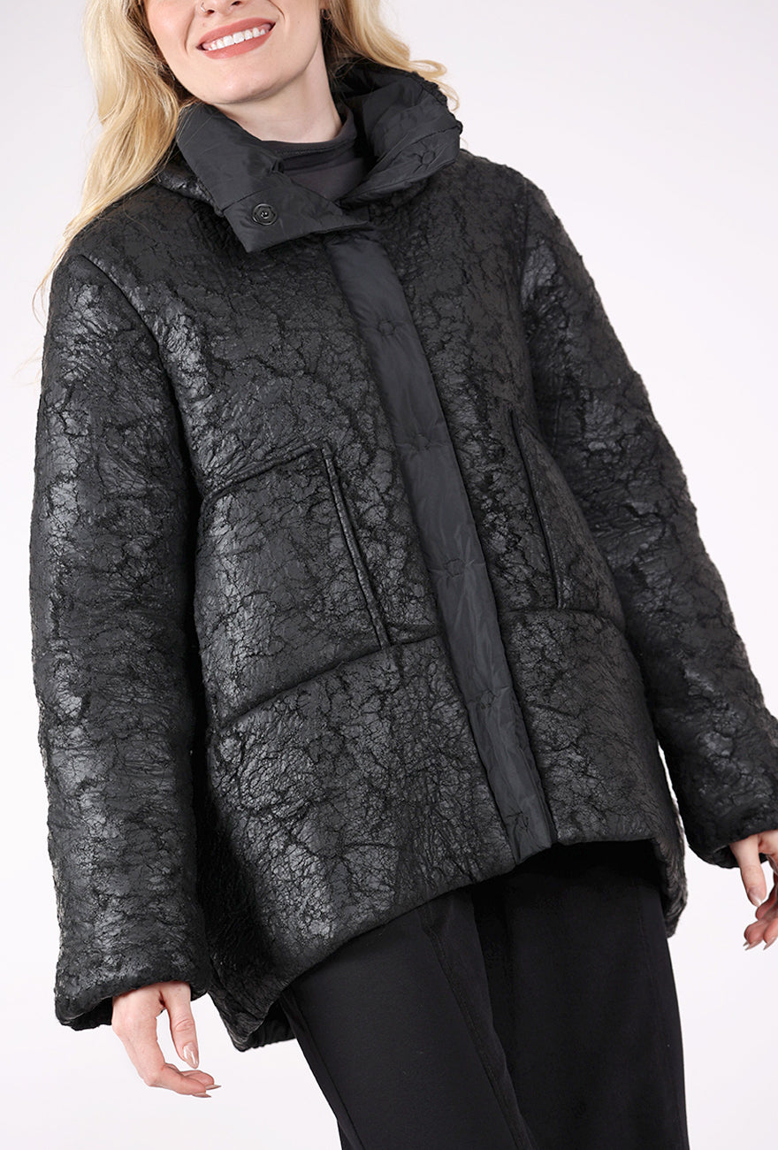Luukaa Elva Puffer Jacket, Black/Black