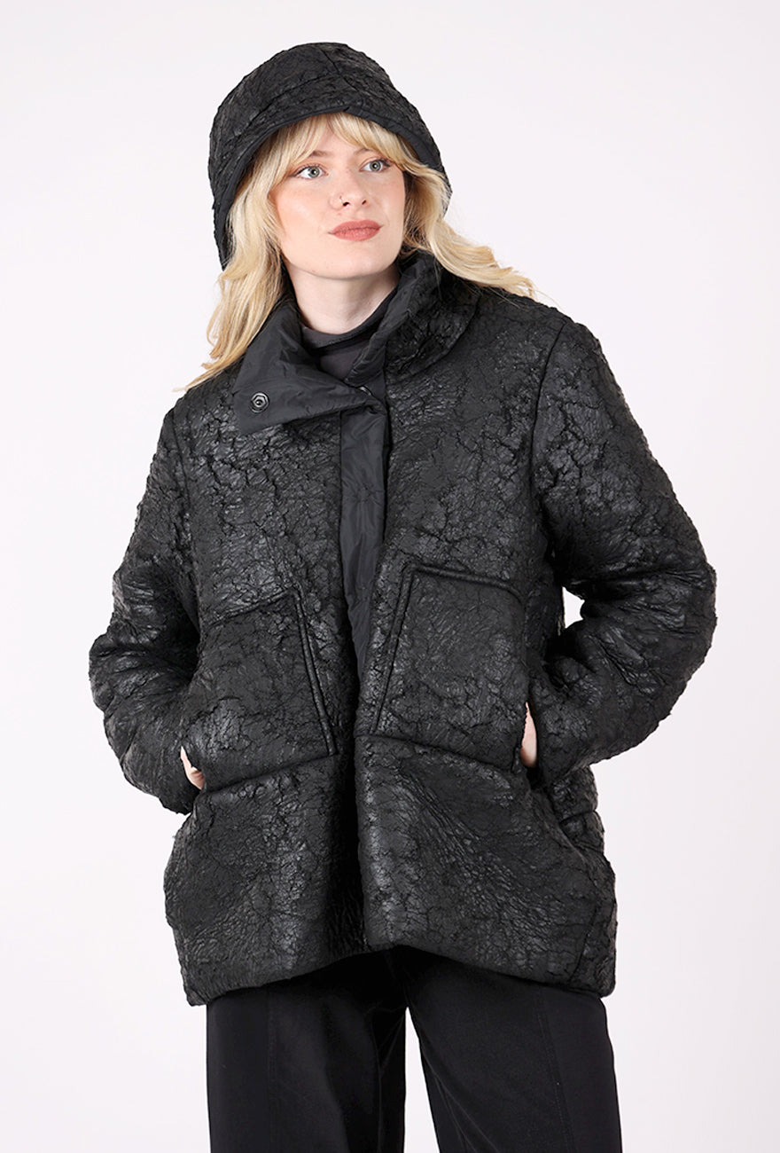 Luukaa Elva Puffer Jacket, Black/Black